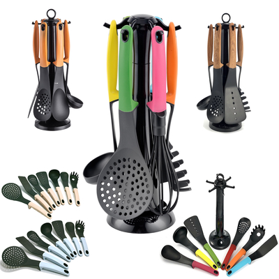 7 PCS Creative Kitchenware Set Ferramentas de cozinha Acessórios de cozinha com logotipo de impressão de seda