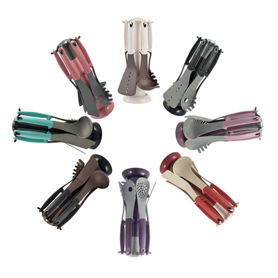 7 PCS Creative Kitchenware Set Ferramentas de cozinha Acessórios de cozinha com logotipo de impressão de seda