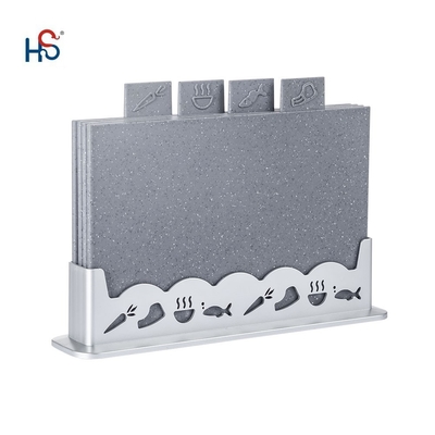 Transforme a sua cozinha com o nosso conjunto regular de tábuas de corte de 4 cores, tamanho 30x20cm