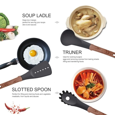 2023 Gadget Ferramentas de cozinha resistentes ao calor para utensílios de cozinha de plástico