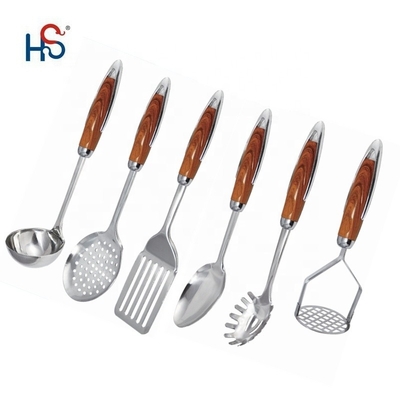 Conjunto de utensílios de cozinha de aço inoxidável ecológicos para aparelhos de cozinha profissionais