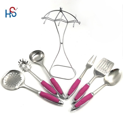 Conjunto de utensílios de cozinha de aço inoxidável ecológicos para aparelhos de cozinha profissionais