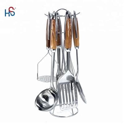 Conjunto de utensílios de cozinha de aço inoxidável ecológicos para aparelhos de cozinha profissionais