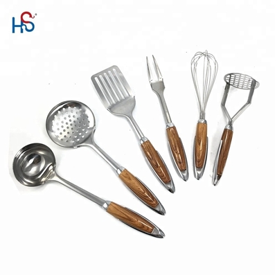 Conjunto de utensílios de cozinha de aço inoxidável ecológicos para aparelhos de cozinha profissionais