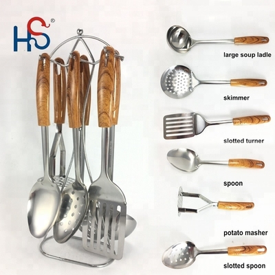 Utensílios de cozinha de aço inoxidável para uso doméstico