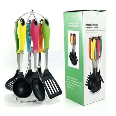 Utensílios de cozinha Material sustentável e cabeça de nylon para seus itens essenciais de cozinha