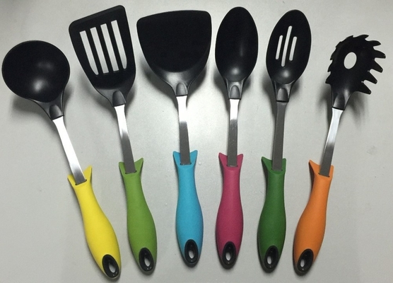 Utensílios de cozinha Material sustentável e cabeça de nylon para seus itens essenciais de cozinha
