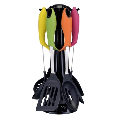 Utensílios de cozinha Material sustentável e cabeça de nylon para seus itens essenciais de cozinha