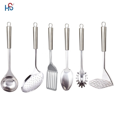 Utensílios de aço inoxidável para cozinha OEM Logotipo Acessórios metálicos Ferramentas