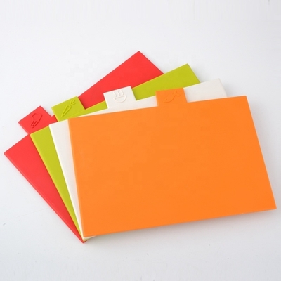 utensílios de cozinha colorido tabuleiro de corte de PP livre de BPA para necessidades de corte