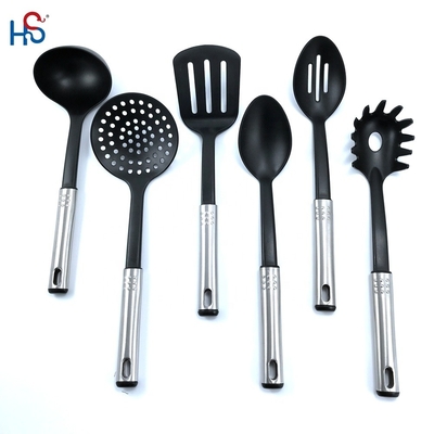 Conjunto de ferramentas de cozinha de nylon moderno para utensílios de cozinha em produtos domésticos