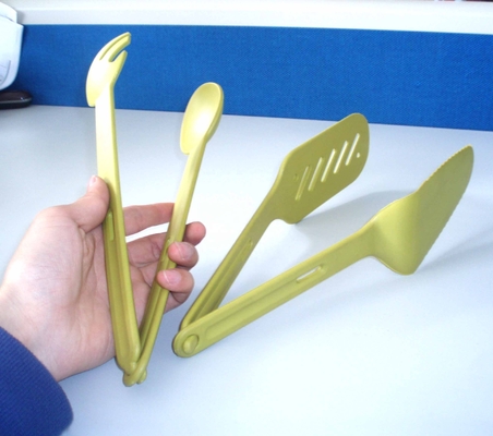 Cabeça de utensílio de nylon elevada Auxiliar de cozinha pequeno para cozinhar multifuncional Laranja