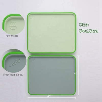 Home Cozinha Coloured Coded Cutting Board Set Indexado com FOB Port Ningbo