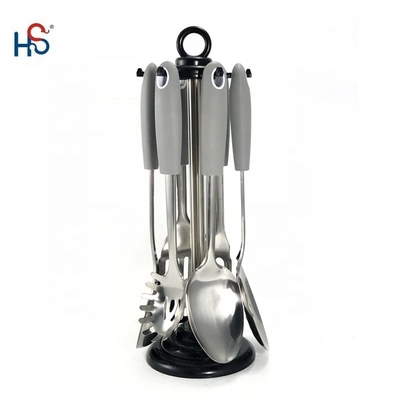 Metal Kitchen Cookware Food Turner Sets de aço inoxidável Logotipo personalizado aceitável