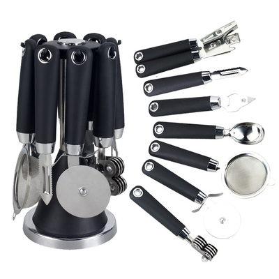 ISO9001 / LFGB certificado Kitchen Set de casa de aço inoxidável abertura de garrafas e ferramentas de cozinha