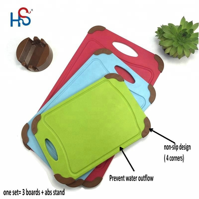Tabela de corte de índice de plástico personalizado Magic Cook Tabela de corte de plástico de 3 peças Cor