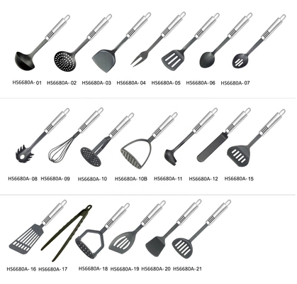 Ferramentas de cozinha flexíveis Acessórios de cozinha de aço inoxidável
