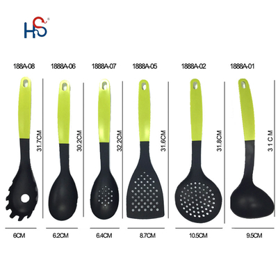 Utensílios de plástico Acessórios de cozinha Conjuntos de utensílios de cozinha para cozinha doméstica sustentável