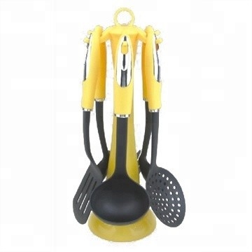 Kit de utensílios de cozinha de nylon resistente ao calor Kit de utensílios de cozinha não pegajoso Kit de utensílios de cozinha utensílios de cozinha colher Turner Acessórios