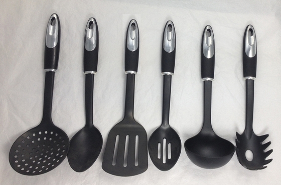 Kit de utensílios de cozinha de nylon resistente ao calor Kit de utensílios de cozinha não pegajoso Kit de utensílios de cozinha utensílios de cozinha colher Turner Acessórios