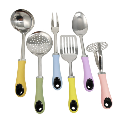 Ferramentas de cozinha doméstica nórdica com Macaron Color e TPR Material Acessórios de cozinha