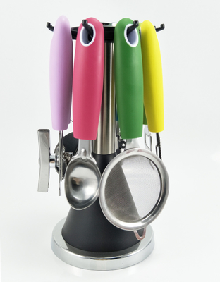 Set de cozinha de aço inoxidável Ferramentas de cozinha utensílios para a sua experiência de cozinha