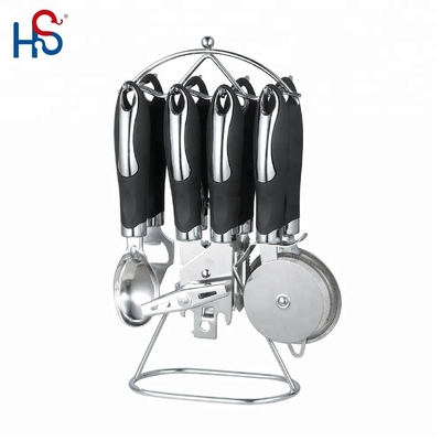 Utensílios de cozinha de aço inoxidável de qualidade alimentar com aparelhos de arco-íris e ferramentas de pizza