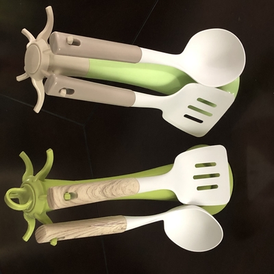 2pcs Set Turners/Soup Ladle utensílios de cozinha ferramentas de nylon resistentes ao calor para cozinhar