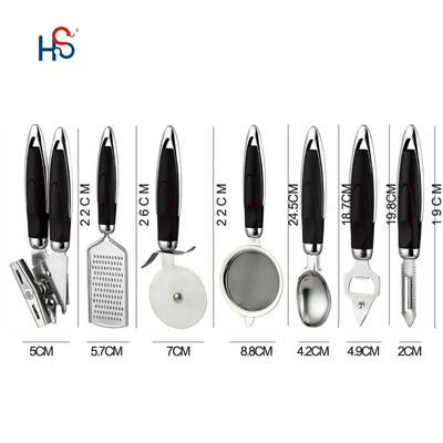 Utensílios de cozinha de aço inoxidável são auxiliares essenciais para os entusiastas de cozinhar