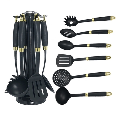 Kitchen Cookware Sets Set de utensílios de ouro de 7 peças para ferramentas e acessórios de cozinha