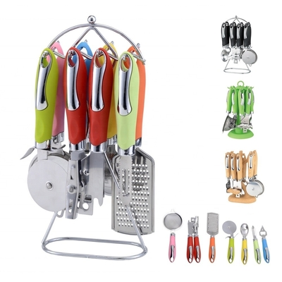 Conjunto de aparelhos de cozinha de cor mármore para ferramentas de cozinha de qualidade alimentar