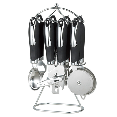 ABS Sustentável manuseio de aço inoxidável 430 utensílios de cozinha para necessidades de cozinha duráveis