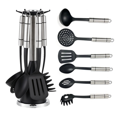Usinários domésticos e de cozinha diretos Skimmer de colher de nylon