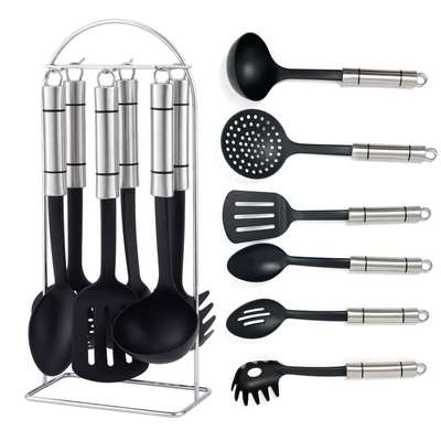 Usinários domésticos e de cozinha diretos Skimmer de colher de nylon