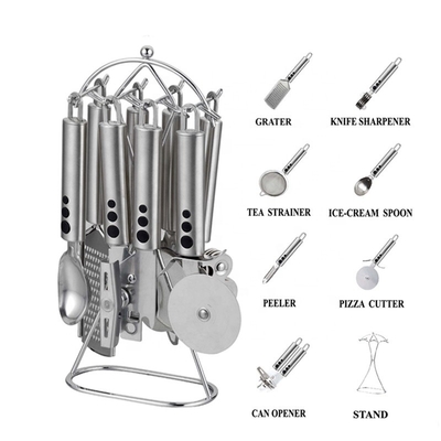 Material de manuseio utensílios de cozinha de aço inoxidável aparelhos para cozinha doméstica confortável