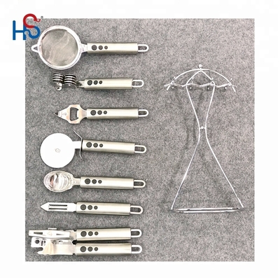 Material de manuseio utensílios de cozinha de aço inoxidável aparelhos para cozinha doméstica confortável