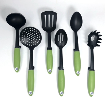 Utensílios de cozinha Conjunto de colheres de cozinha de nylon resistentes ao calor Turner Skimmer Pasta Server