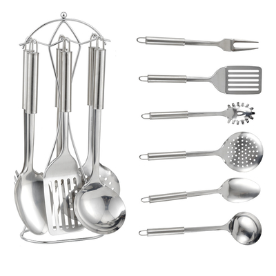Sustentável 9 PCS Nylon Kitchen Tool Set para cozinhar Resistente ao calor até 210 graus
