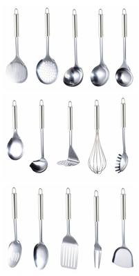 Sustentável 9 PCS Nylon Kitchen Tool Set para cozinhar Resistente ao calor até 210 graus