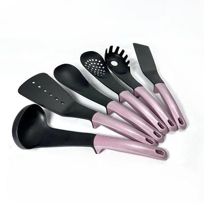 Set de utensílios de cozinha de nylon de 7 peças para cozinha doméstica