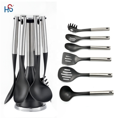 Conjunto de cozinha de cozinha de nylon de 7 peças aceito para cozinha sustentável e OEM