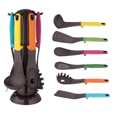 Produtos de qualidade alimentar de nível de nylon utensílios de cozinha de ferramentas para cozinha não pegajosa