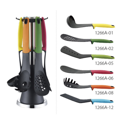 Produtos de qualidade alimentar de nível de nylon utensílios de cozinha de ferramentas para cozinha não pegajosa
