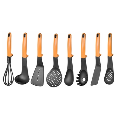 Acessórios de cozinha com suporte giratório e alça ABS de nylon utensílios de cozinha não adesivos