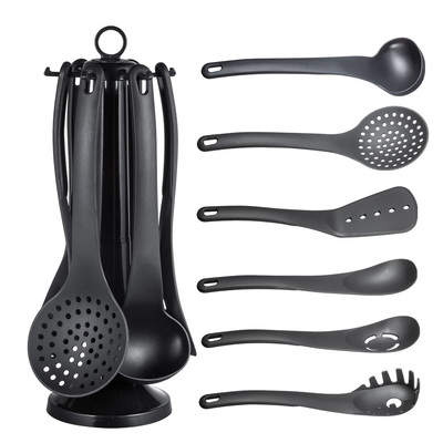 Logotipo personalizado Conjuntos de utensílios aceitáveis para utensílios de cozinha de nylon aparelhos eletrônicos utensílios de cozinha