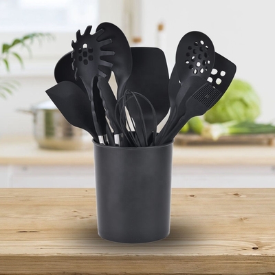 9/10/11/12pcs Resistente ao calor BPA livre ferramentas de cozinha de silicone espátula conjunto qualquer cor