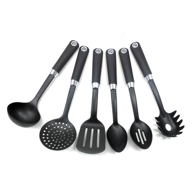 7pcs Kitchen Tool Set Nylon utensílios de cozinha chineses ferramentas com cor personalizada