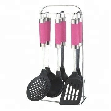 Utensílios de cozinha sustentáveis Conjunto de colheres Turner com ranhuras para acessórios de cozinha doméstica