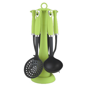 utensílios de cozinha conjunto para casa e casa utensílios de cozinha gadgets acessórios de cozinha de nylon