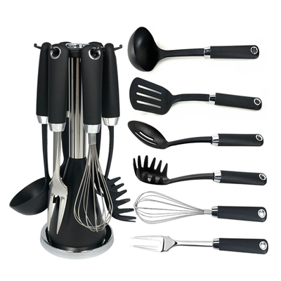 Conjunto de utensílios de cozinha multifuncionais para cozinha sustentável de material de nylon PA66